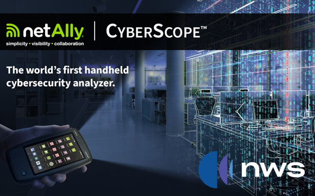 NetAlly launches CyberScope™. World’s first handheld cyber security tool